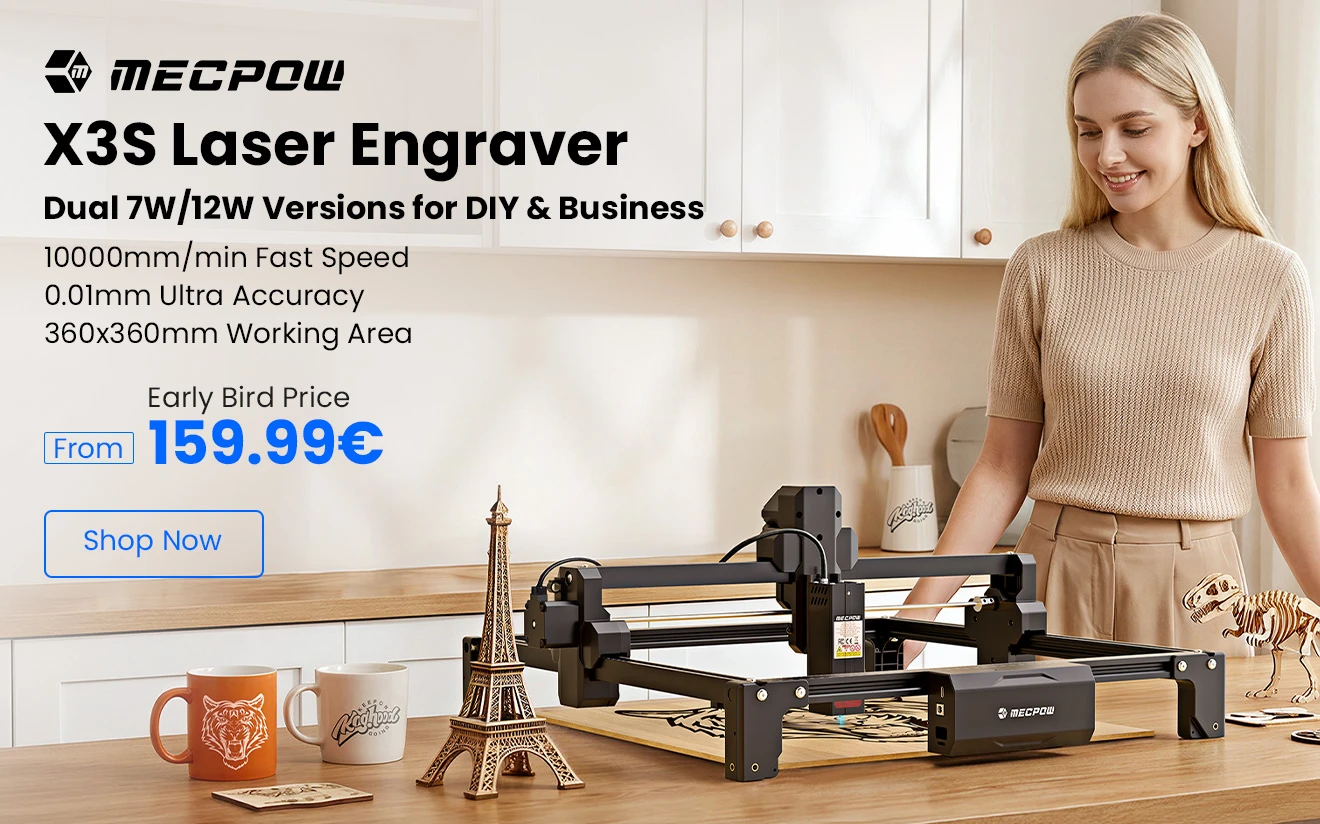 Mecpow X3S 12W Laser Engraver